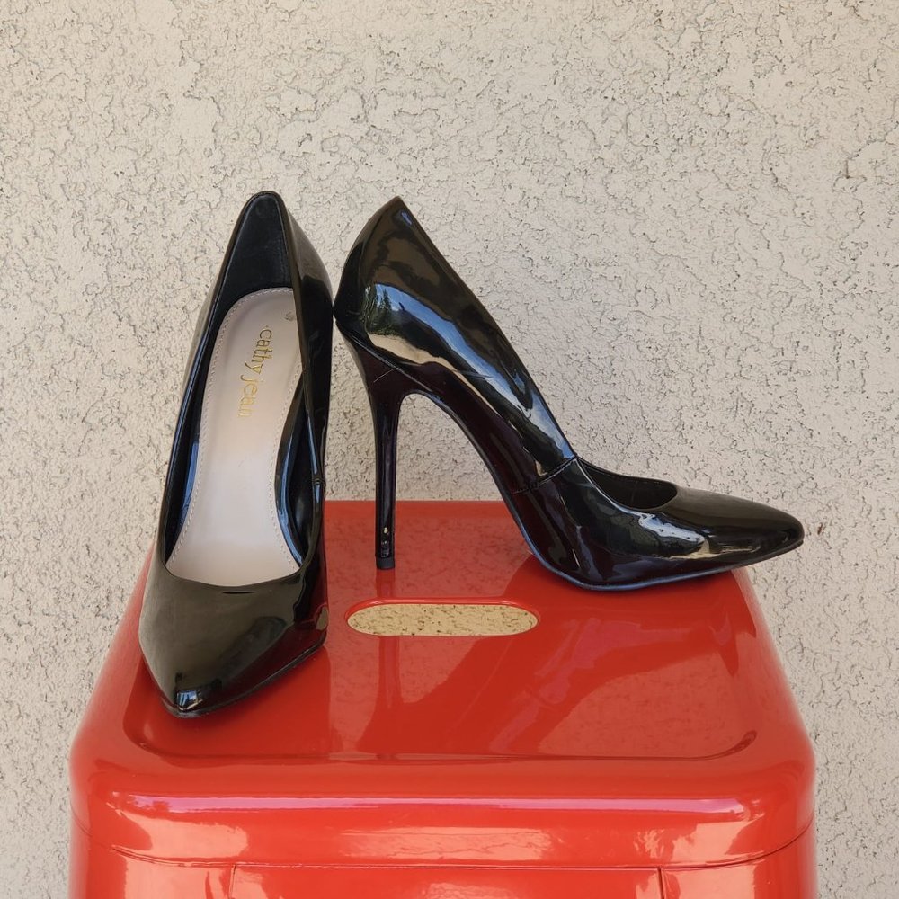 Black high heels